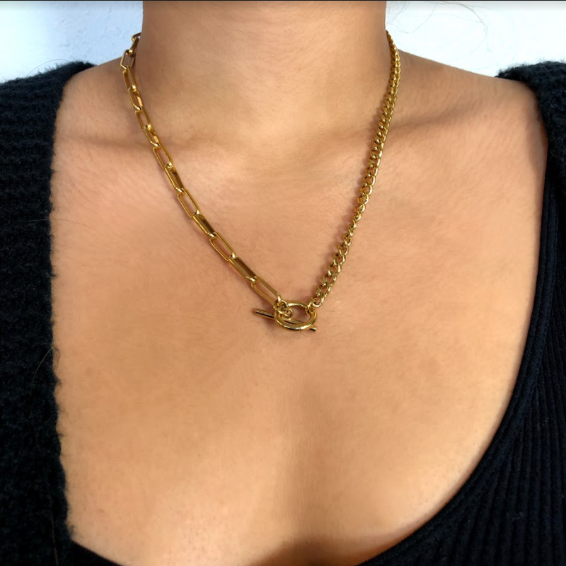 LEDGEND 2-Chain Toggle Necklace