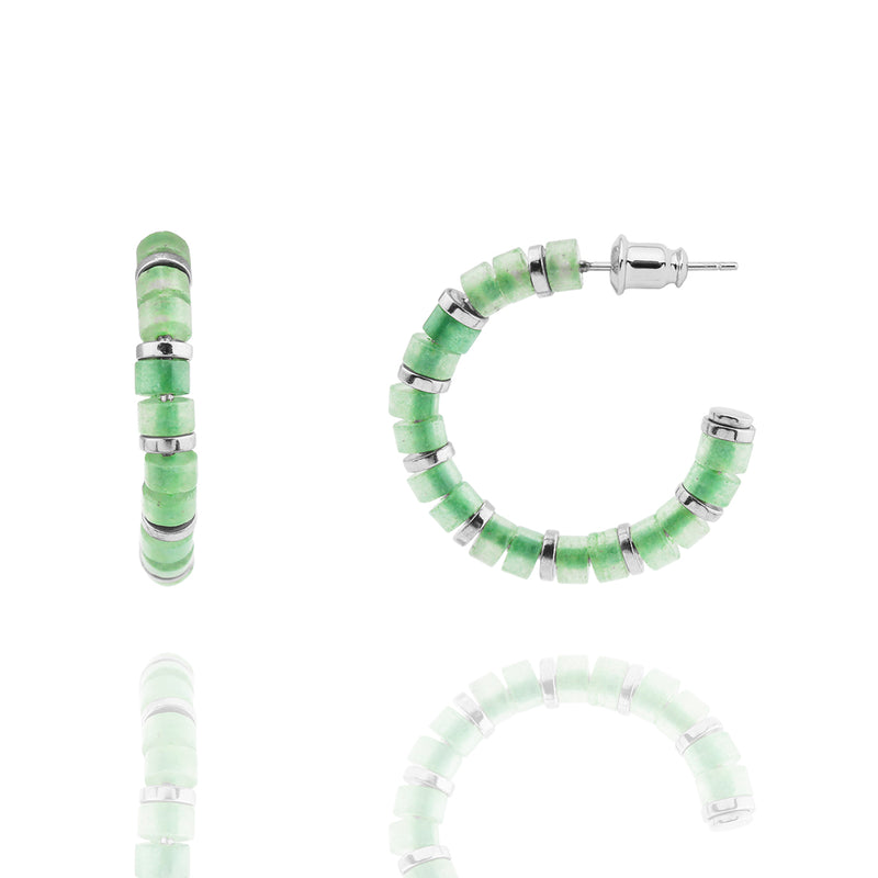 Andie Small Gemstone Hoop